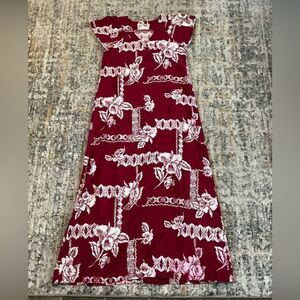 VINTAGE MALIHINI HAWAIIAN MAXI DRESS! EUC! SIZE S